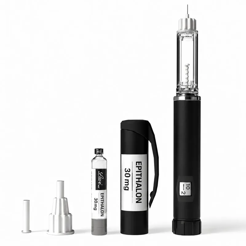 Epithalon injection pen with vial and carry case