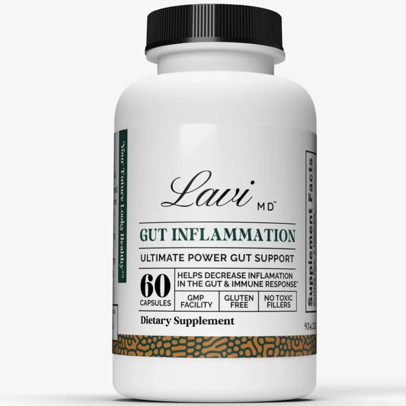 Gut Inflammation (BPC-157 / KPV / PEA / Tributyrin) capsule bottle