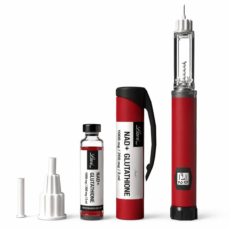 NAD / Glutathione injection pen with vial and carry case