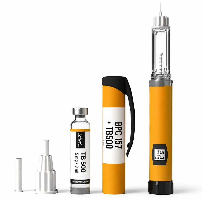 TB-500 injection pen with vial and carry case